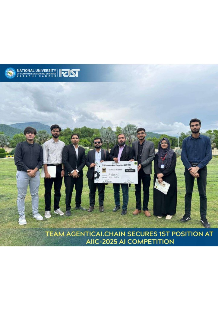 AIIC-2025 – 1st Position, Team AgenticAI.Chain