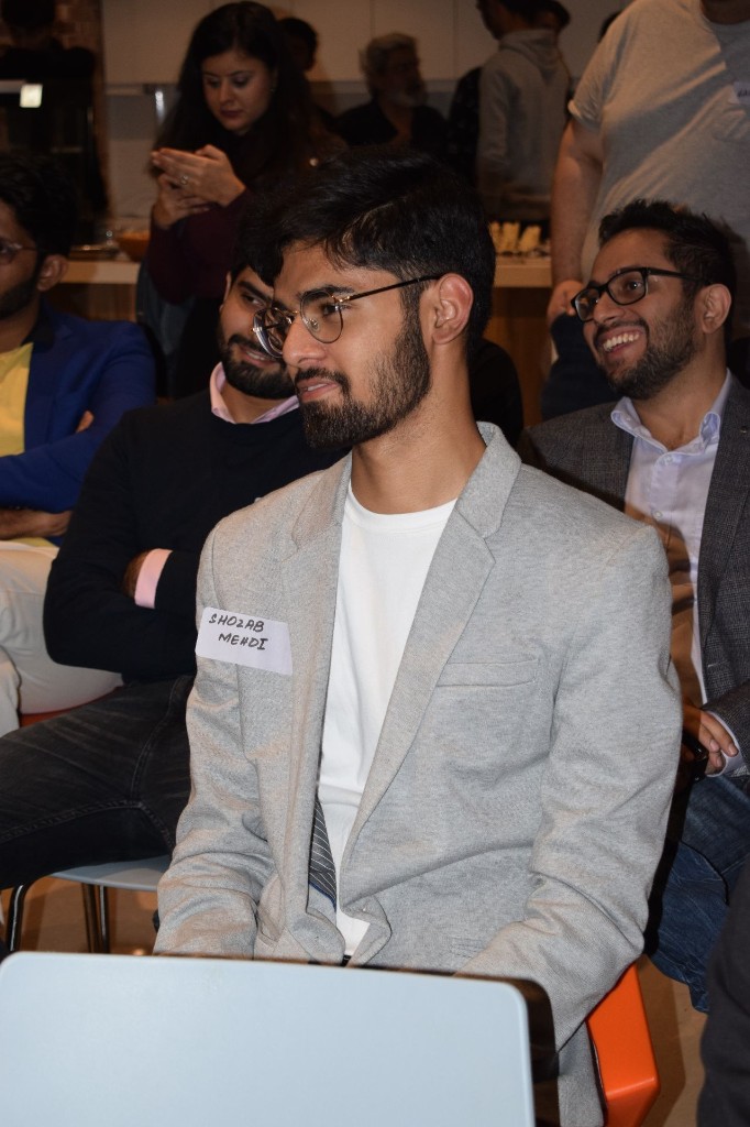 At a tech community meetup