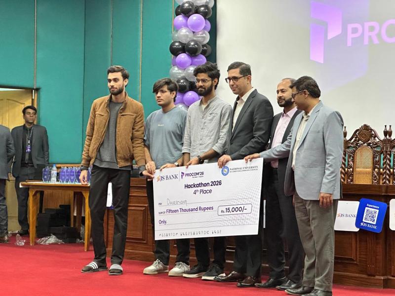 Procom Hackathon – Runner-Up cheque ceremony
